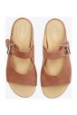 bebe-sabot-with-suede-buckle-and-island-flat-heel