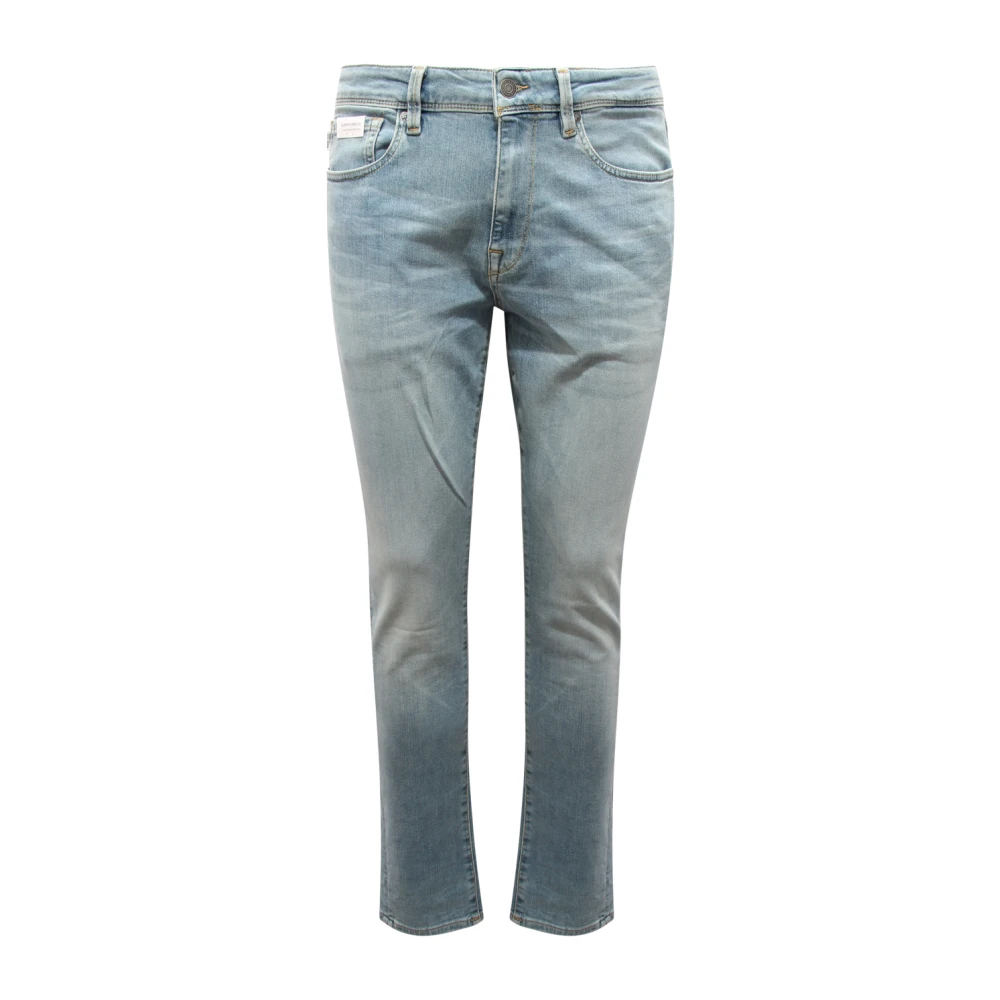 Selected Homme Men's Blue Slim Leon Trousers - Slim Fit Jeans - W30 - Jeans