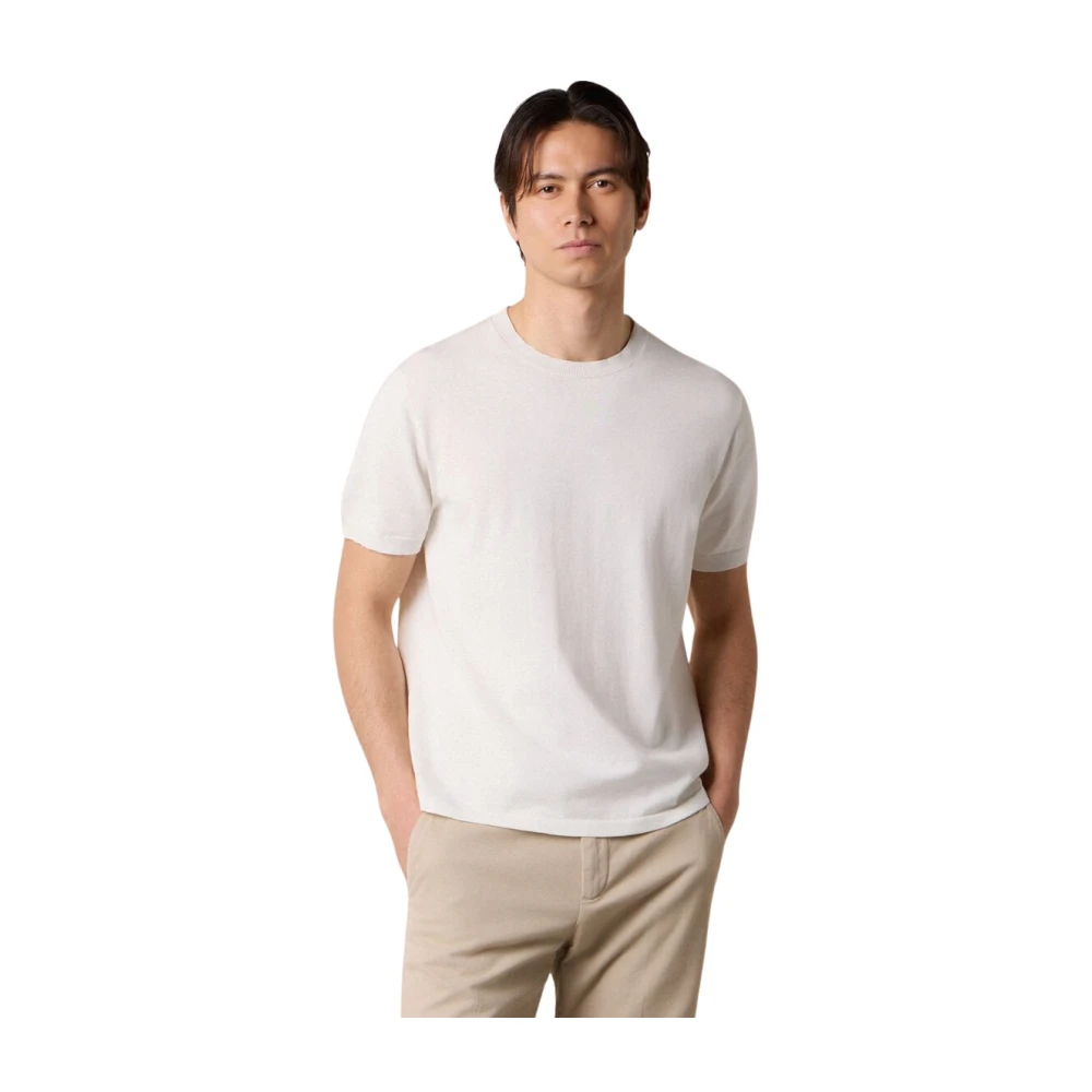 Brooks Brothers Men's White Mercerized Cotton T-Shirt - Round-Neck Knitwear - 2XL - Knitwear