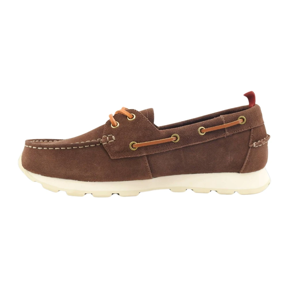 Sun68 Uomo Marrone Mocassini Da Tom Barca In Suede - Immagine 2