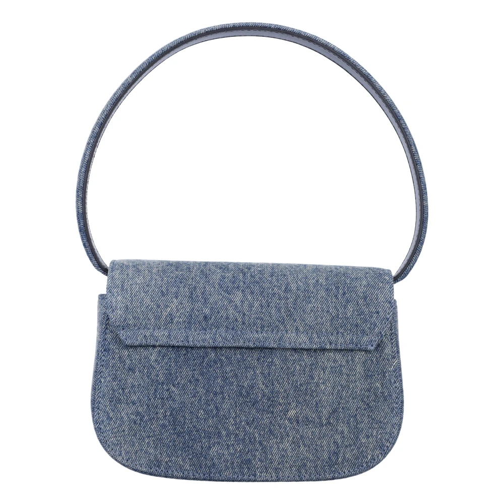 Diesel Denim Schoudertas Stijlvol Ontwerp Blue Dames