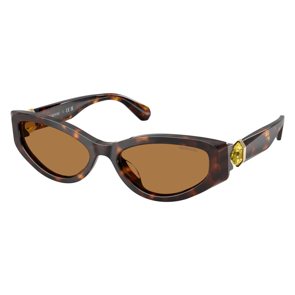 Swarovski Women's Brown Sunglasses, 55 Mm, Sk6045u Sunglasses