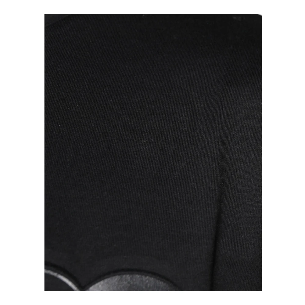 Dolce & Gabbana Zwart Katoenen Crew Neck T-shirt Black Heren