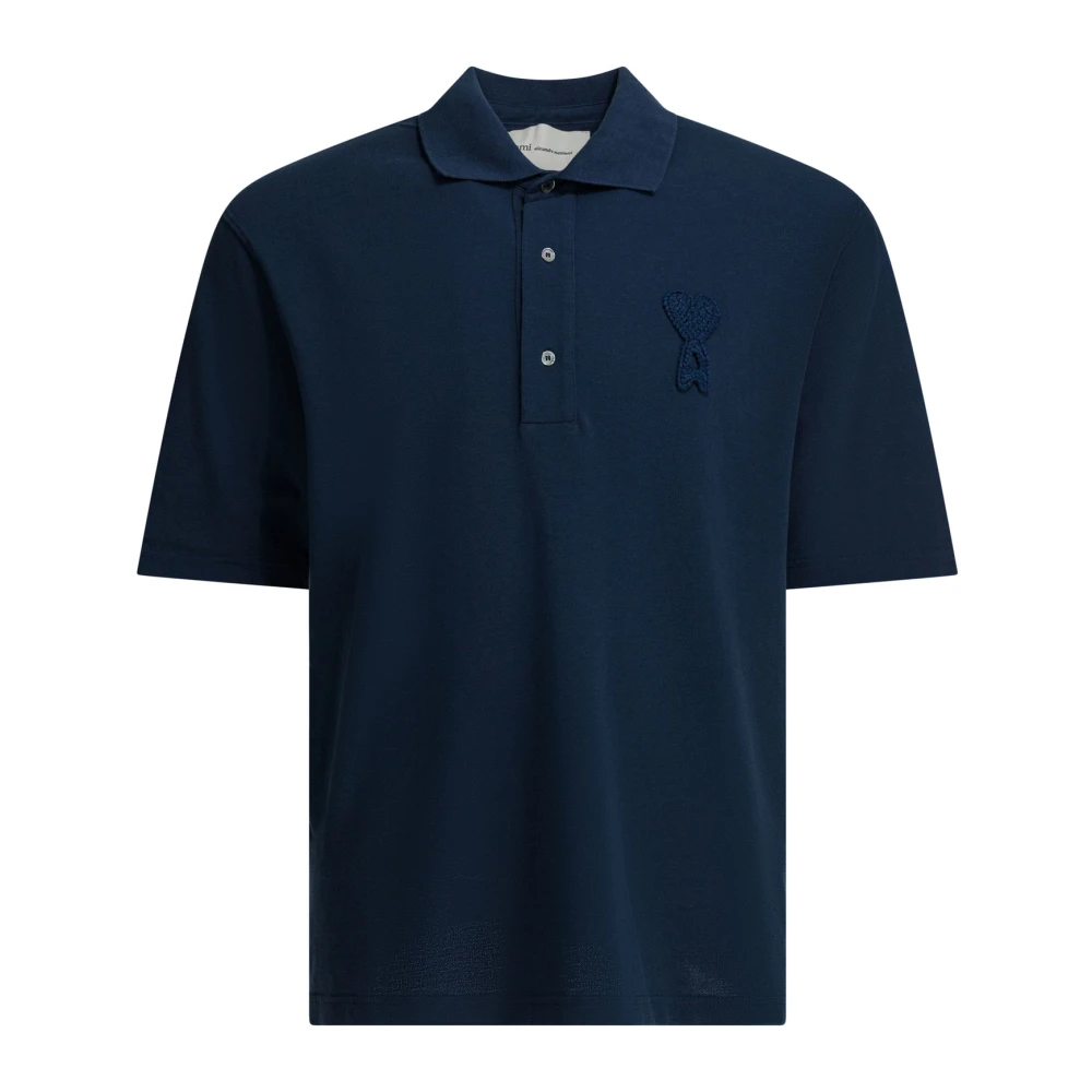 Ami Paris Uomo Blu Top, S, New,