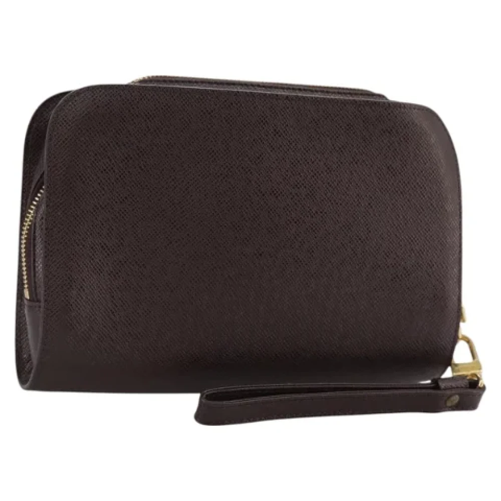 Louis Vuitton Vintage Pre-owned Leather clutches Brown Dames