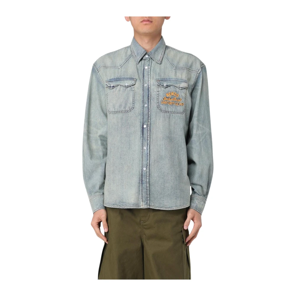 Shirts > Denim Shirts - - Kenzo - Modalova