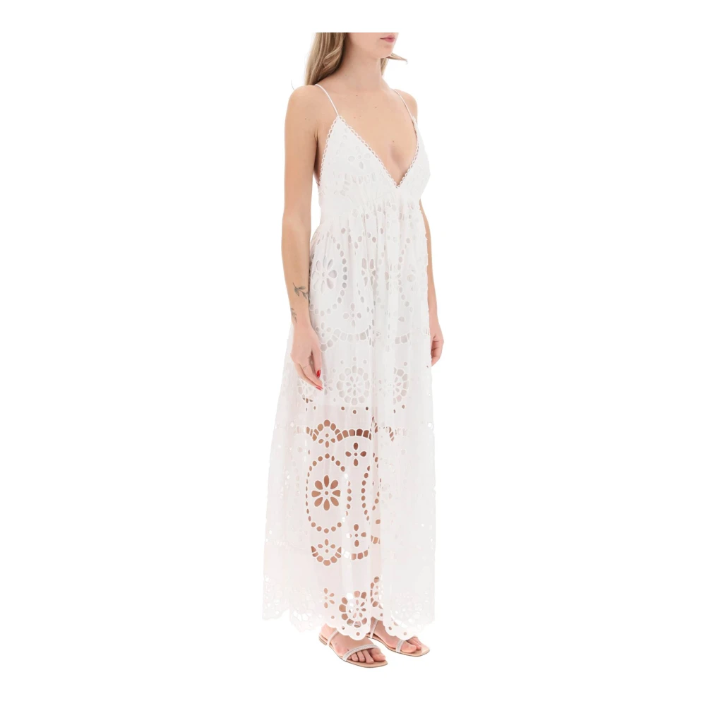 Zimmermann Lexi Broderie Anglaise Maxi Jurk White Dames