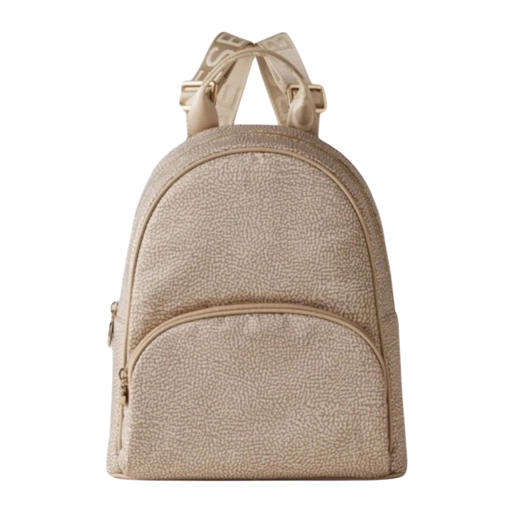 Borbonese Women's Beige Backpacks, One Size, Backpack
