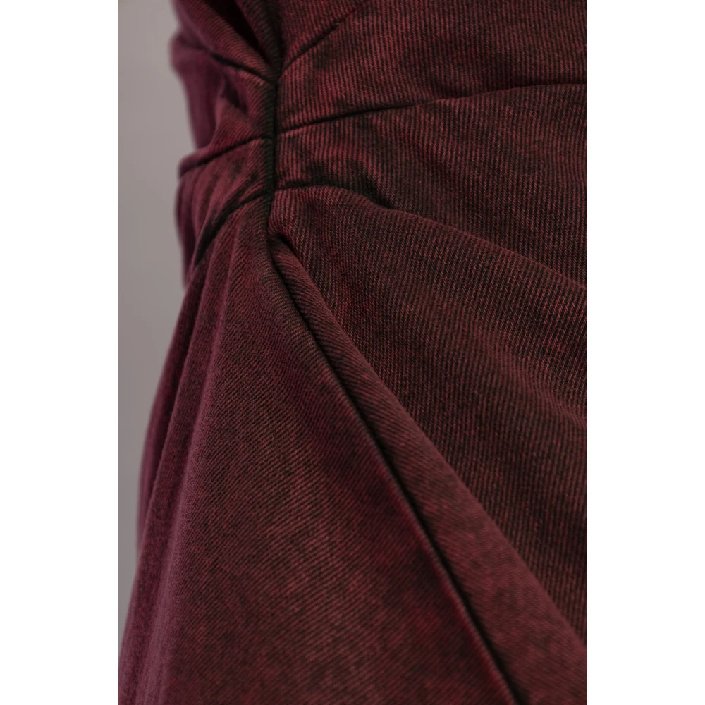 alexander mcqueen Gedrapeerde Jurk Red Dames