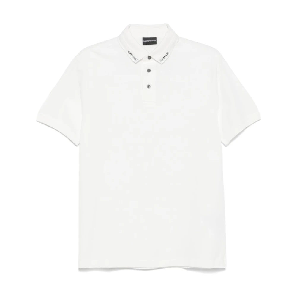 Emporio Armani Men's White T-Shirts And Polos