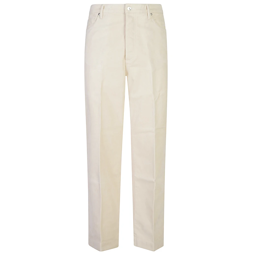 Nine In The Morning Witte Jeans Regular Fit Nieten Detail White Heren