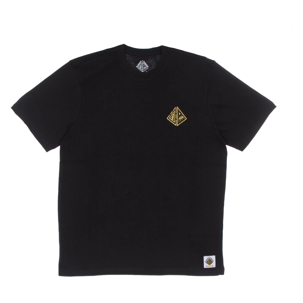 Element Zwarte Heren Tee met Timber Print Black Heren