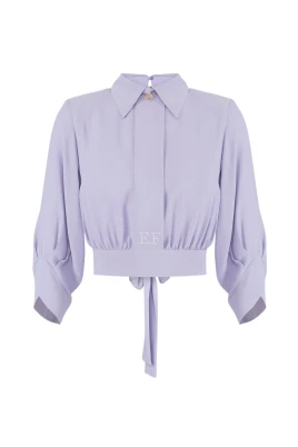 Georgette Blus med Skärp