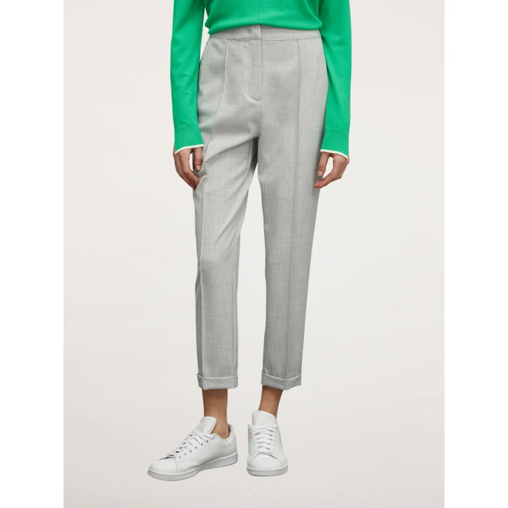 Motivi Reguliere Been Effen Kleur Broek Gray Dames