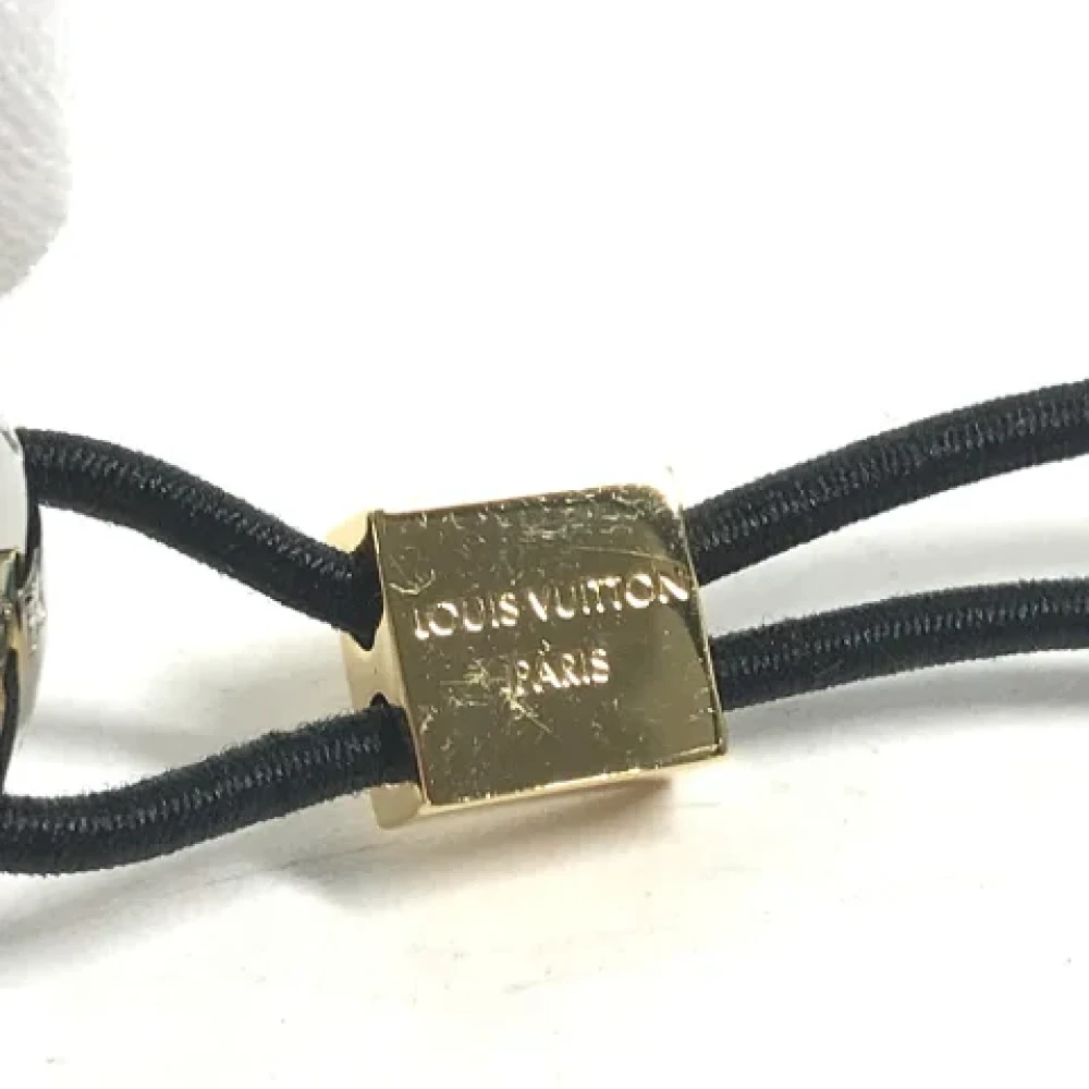 Louis Vuitton Vintage Pre-owned Metal hair-accessories Yellow Dames