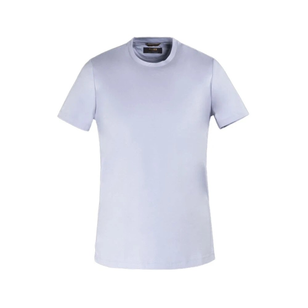 Moorer Men's White T-Shirts, L, Perfect T-Shirt For Relaxation And Leisure
