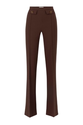 pantalon-marron-taille-haute-boutons-dores