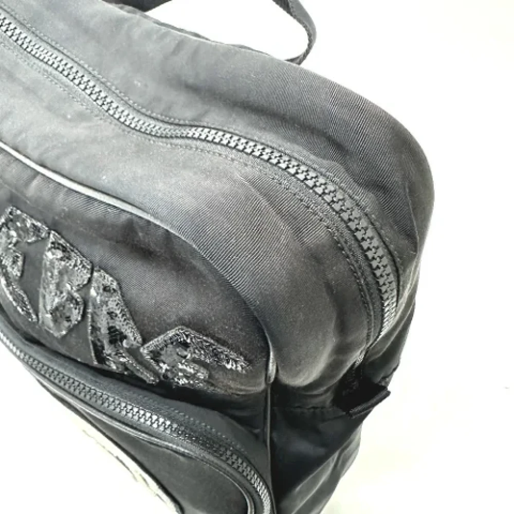 Gucci Vintage Pre-owned Canvas shoulder-bags Black Dames