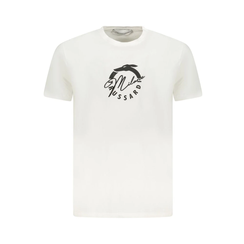 Trussardi Uomo Bianco - Magliette In Cotone - Tops - L