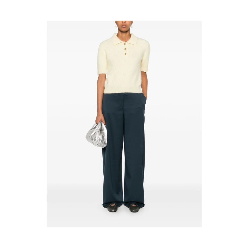 Remain Birger Christensen Blauwe Broek met Zakken Blue Dames