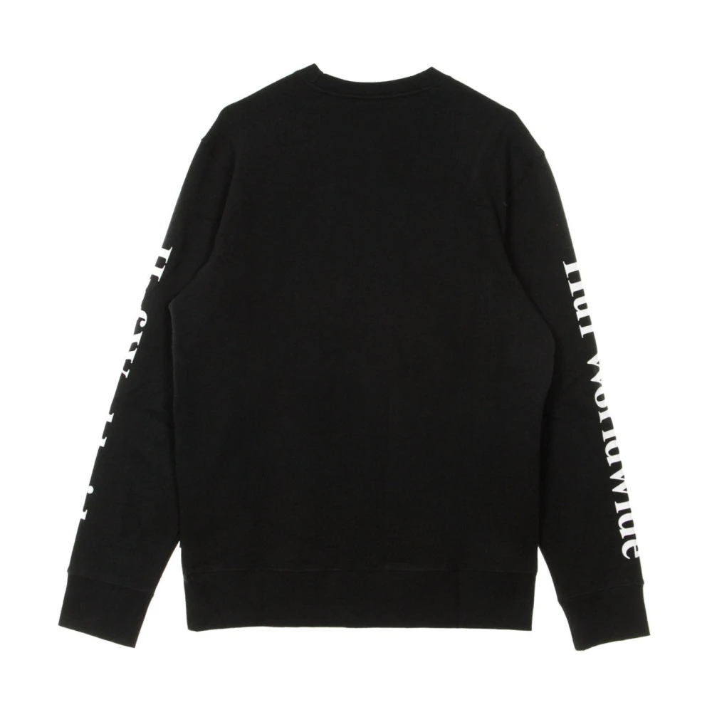HUF Zwarte Crew Neck Sweatshirt Essentials Black Heren