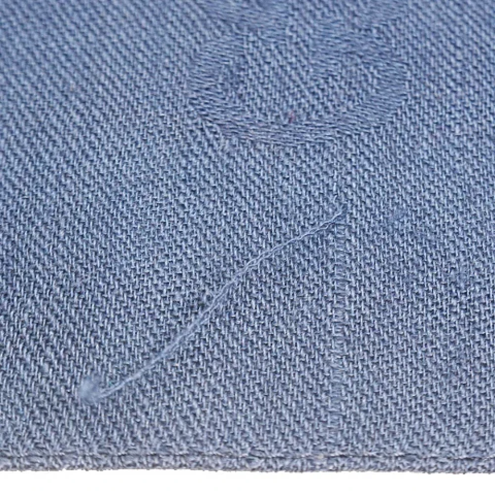 Gucci Vintage Pre-owned Fabric scarves Blue Dames