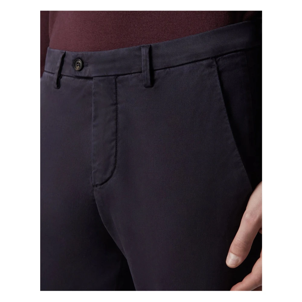 Corneliani Donkerblauwe Broek 9420132 Blue Heren