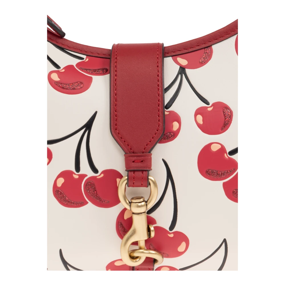Coach Schoudertas Hamptons met print Beige Dames