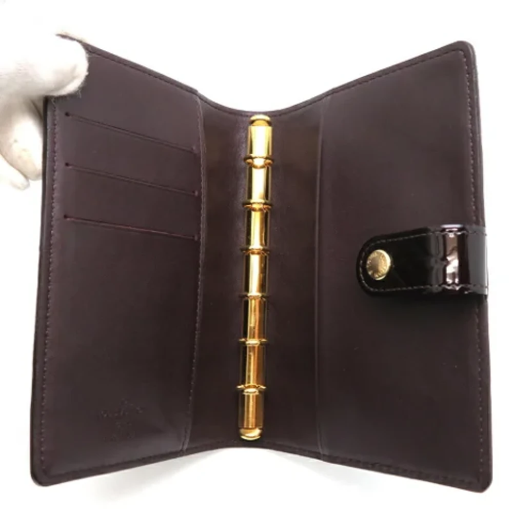 Louis Vuitton Vintage Pre-owned Leather home-office Black Dames