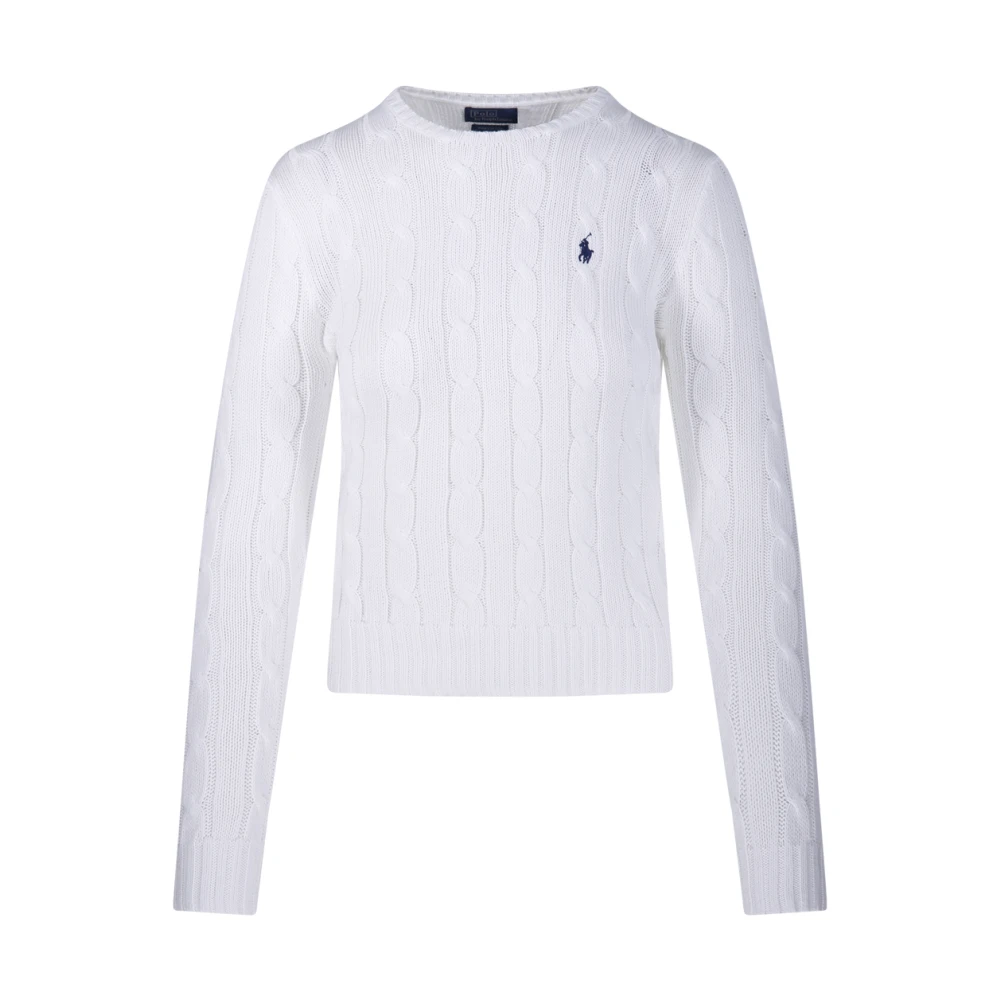 Ralph Lauren Women's White Julianna Long Sleeve Pullover