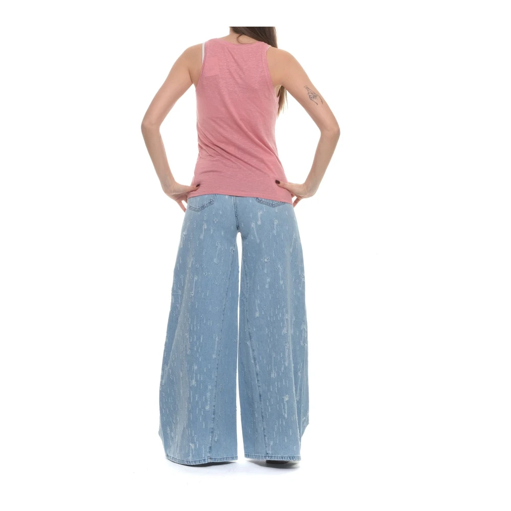 majestic filatures Sleeveless Tops Pink Dames