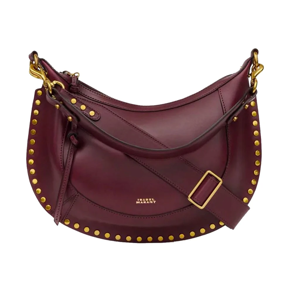 Isabel marant Naoko Hobo Schoudertas in Burgundy Red Dames