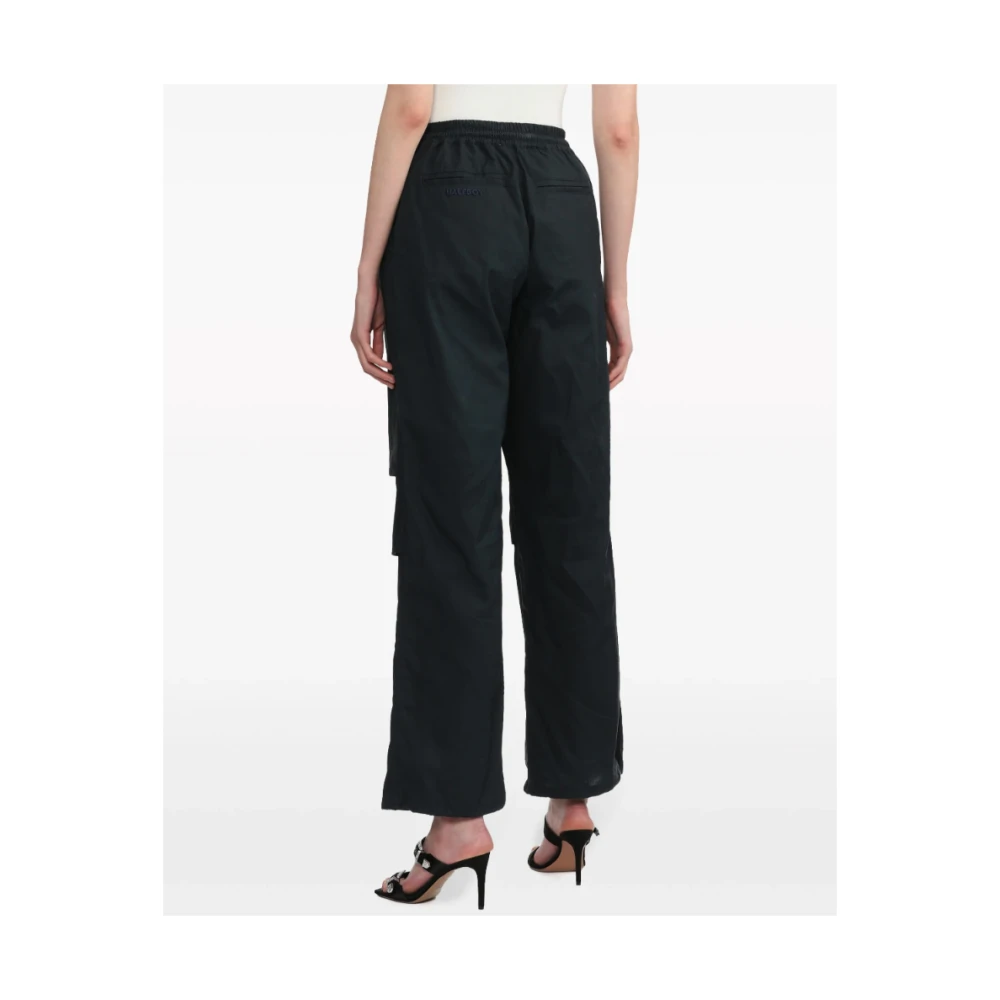 Halfboy Donkerblauwe Parachute Broek Black Dames