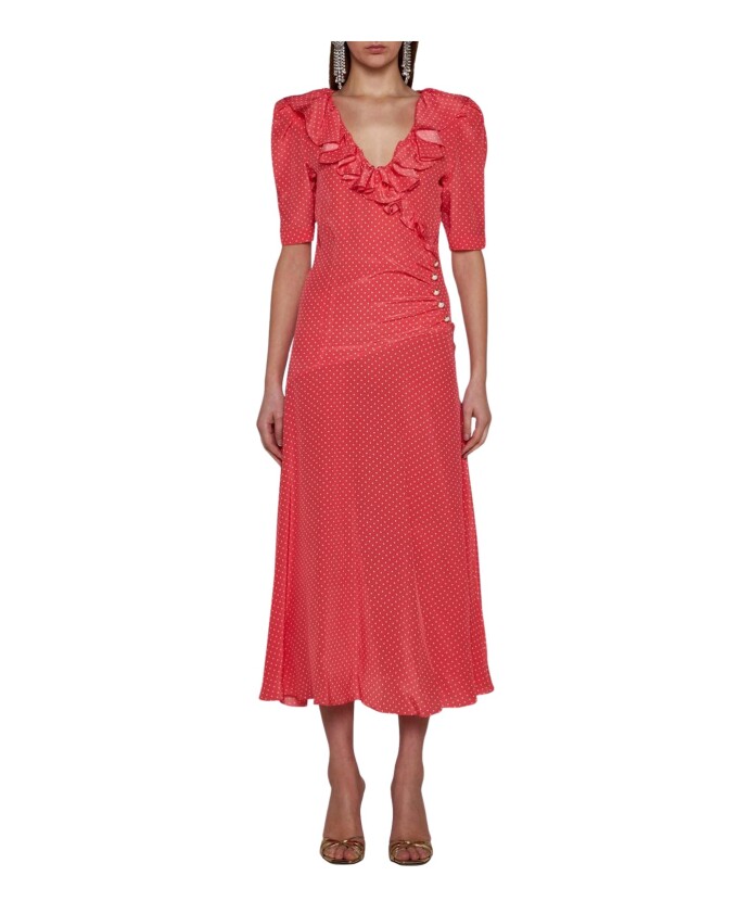 robe-midi-en-soie-a-pois