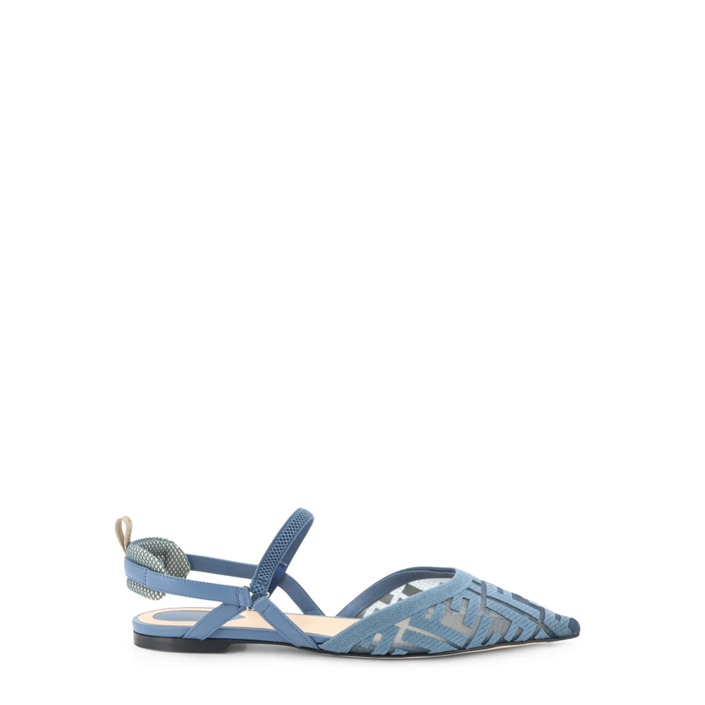 Fendi Mujer Azul Zapatos, Talla: 38 Eu