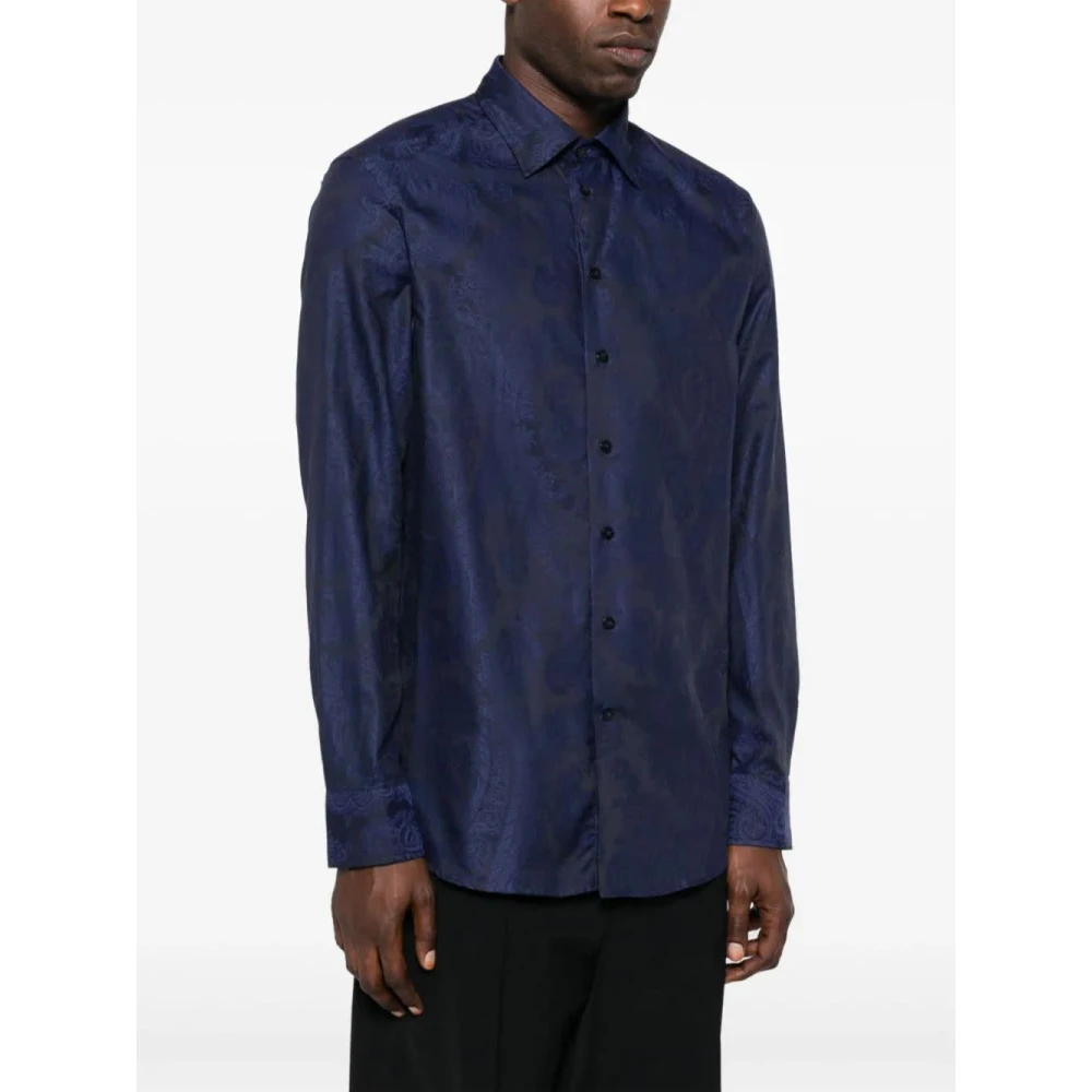 ETRO Stijlvolle Overhemd Blue Heren