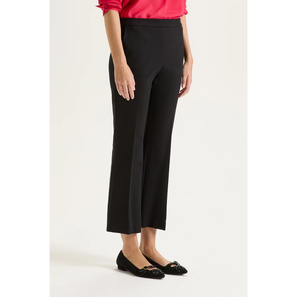 Maliparmi Comfy Jersey Broek Black Dames
