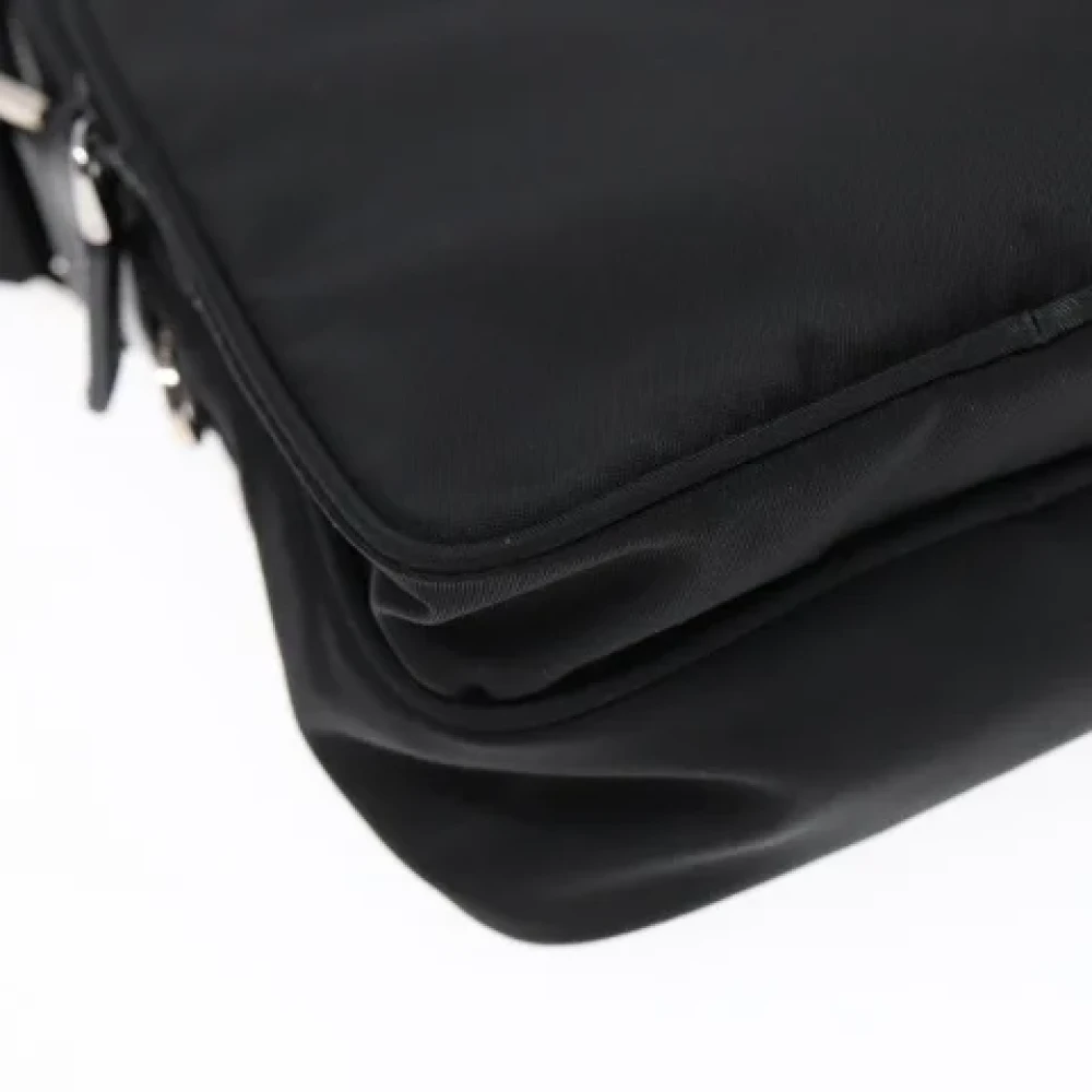 Prada Vintage Pre-owned Fabric prada-bags Black Dames