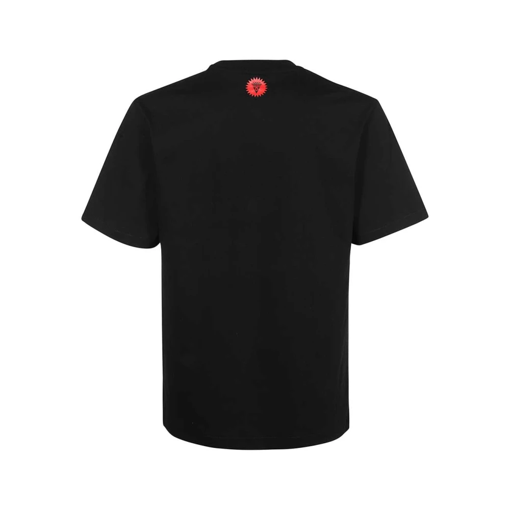 Icecream Bedrukt katoenen T-shirt Black Heren