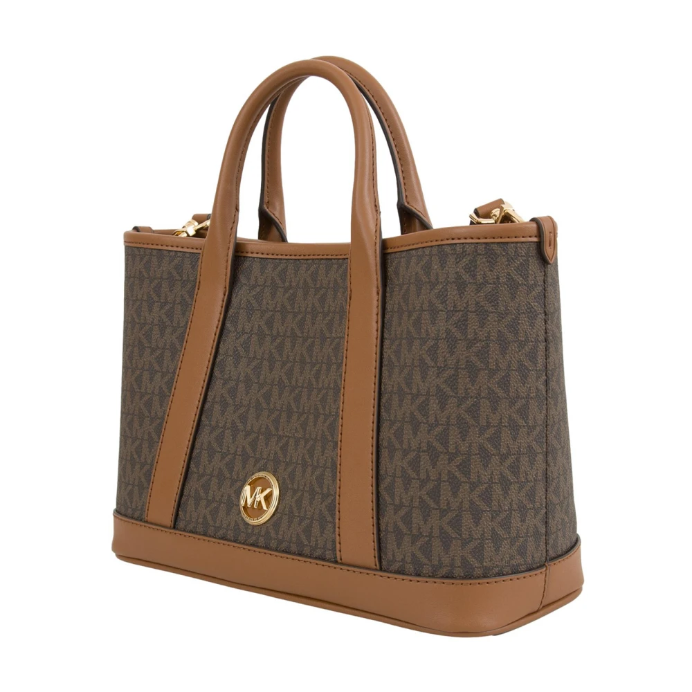 Michael Kors Bruine Satchel Tas Brown Dames