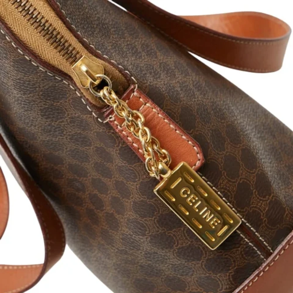 Celine Vintage Pre-owned Plastic celine-bags Brown Dames