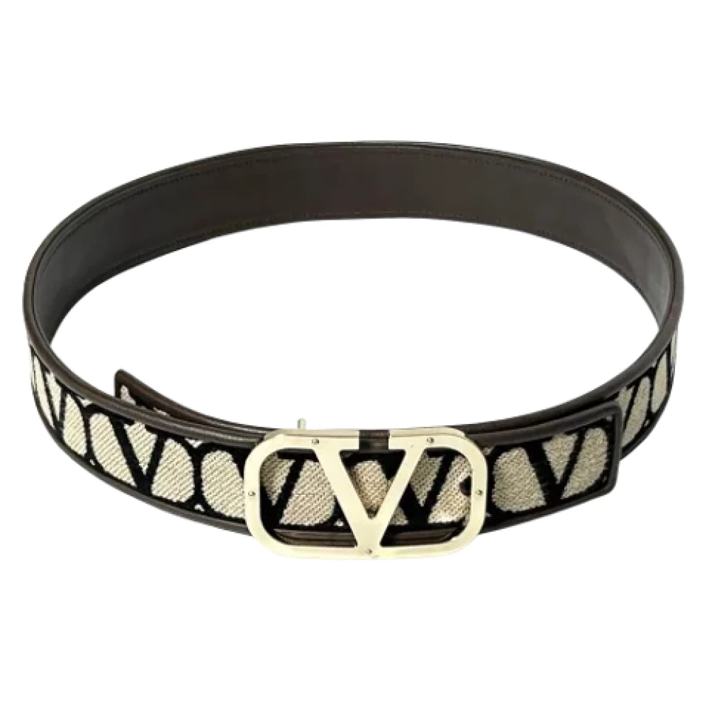 Valentino Vintage Pre-owned Leather belts Brown Dames
