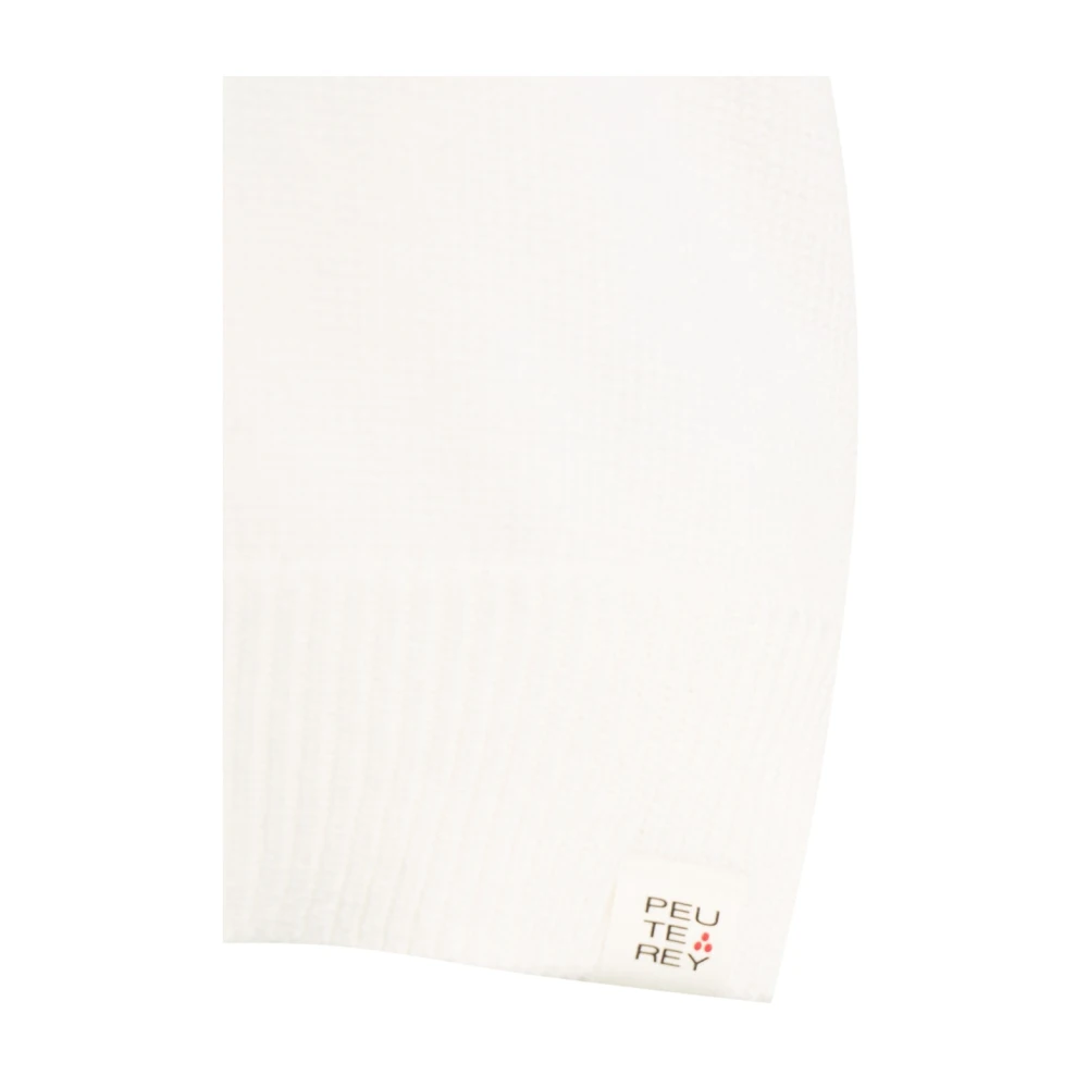 Peuterey Wit Gebreid Mouwloos V-Hals Vest White Dames