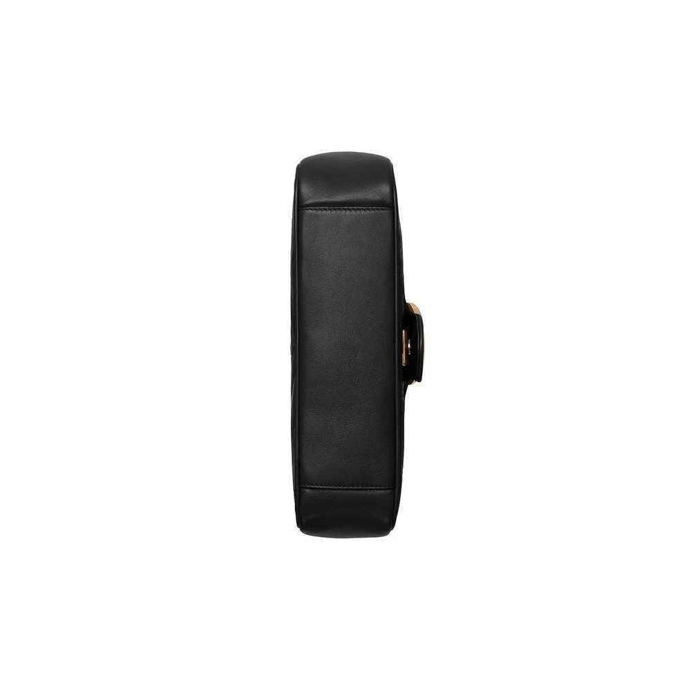 Gucci Marmont Small Matelassé Schoudertas Black Dames