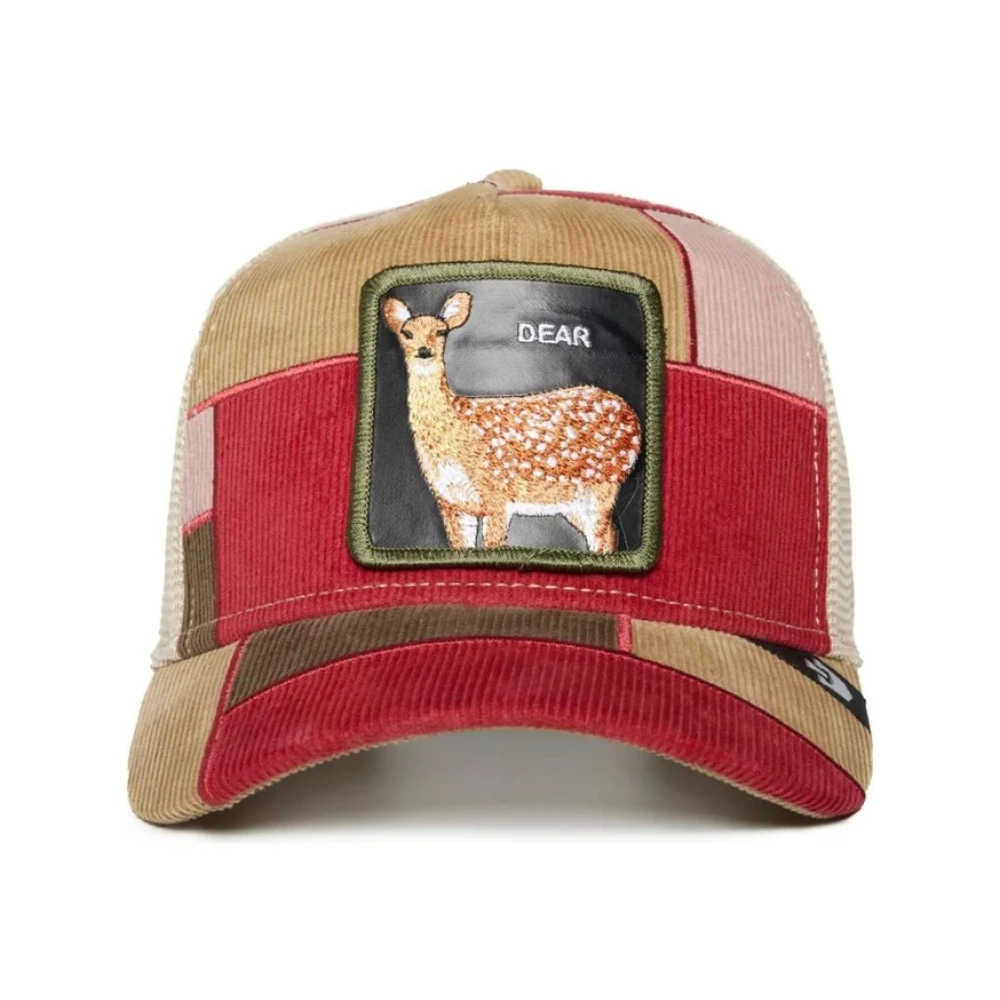 Goorin Bros Rode Vos Patchwork Trucker Pet Multicolor Heren