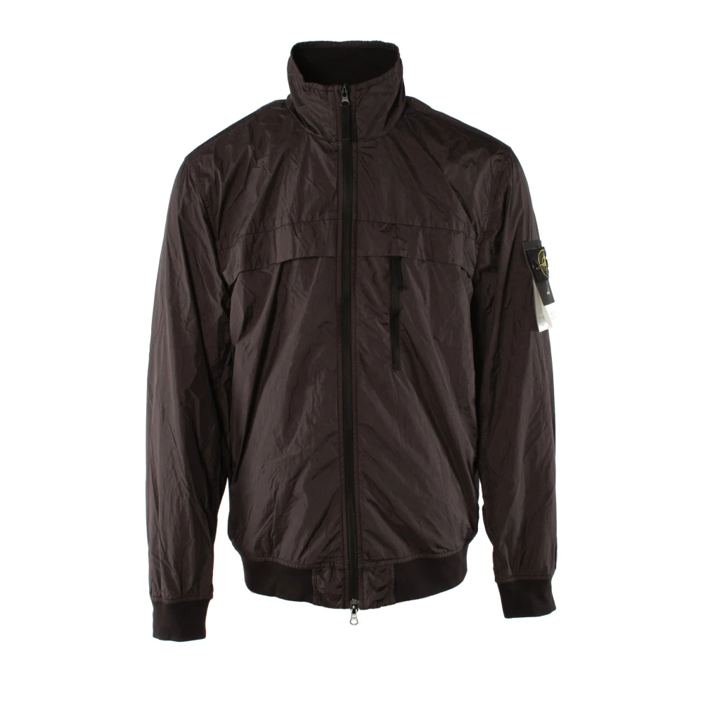 Stone Island Groene Nylon Jas Heren Stijl 801541022 Green Heren