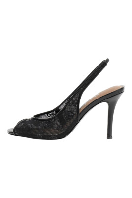 Escarpins Guess Jesson TC 40 Pelle Cream - Décolleté Punta Avec Bride Cheville