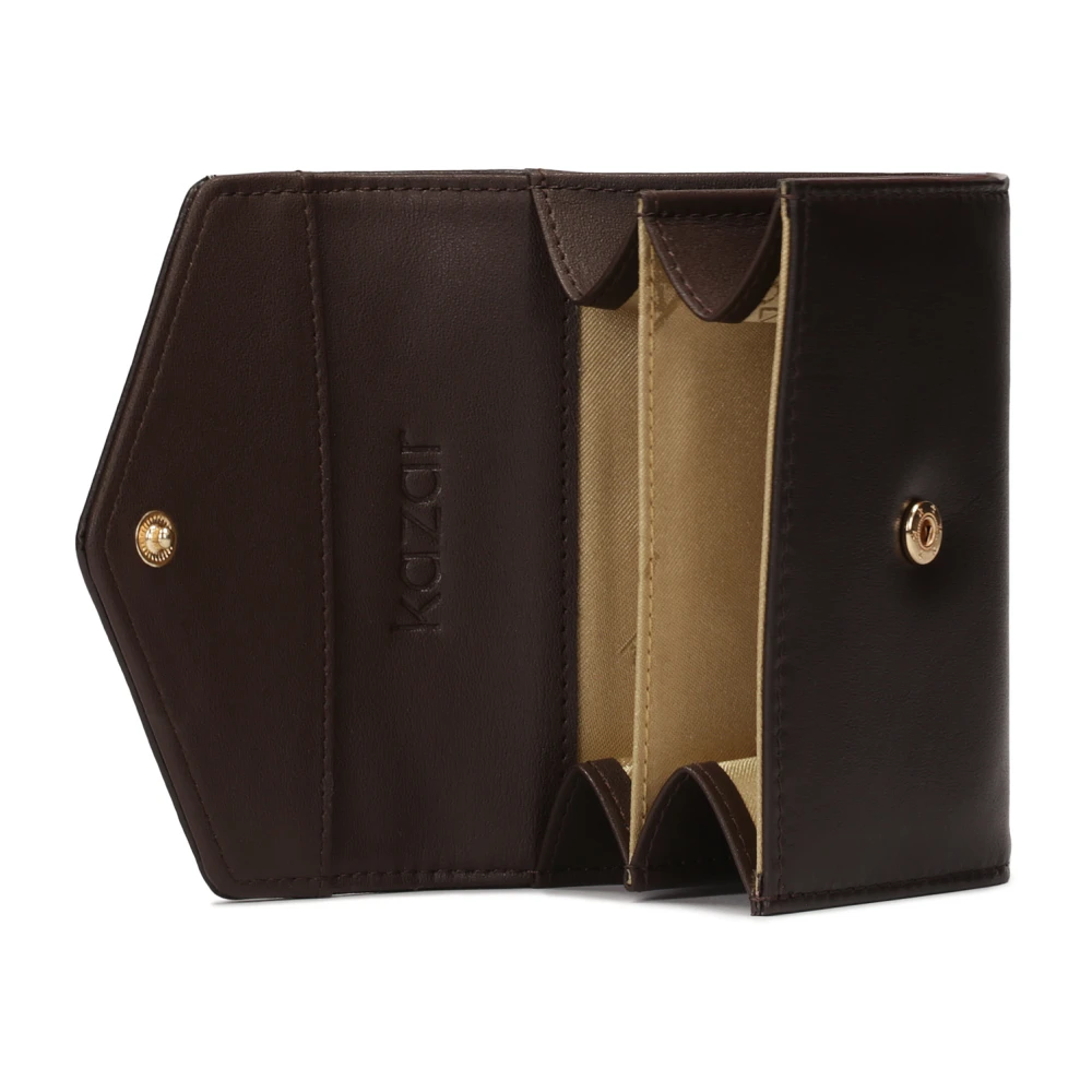 Kazar Kleine portemonnee met groot monogram Brown Dames