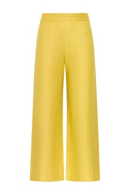 gule-linen-jacquard-bukser