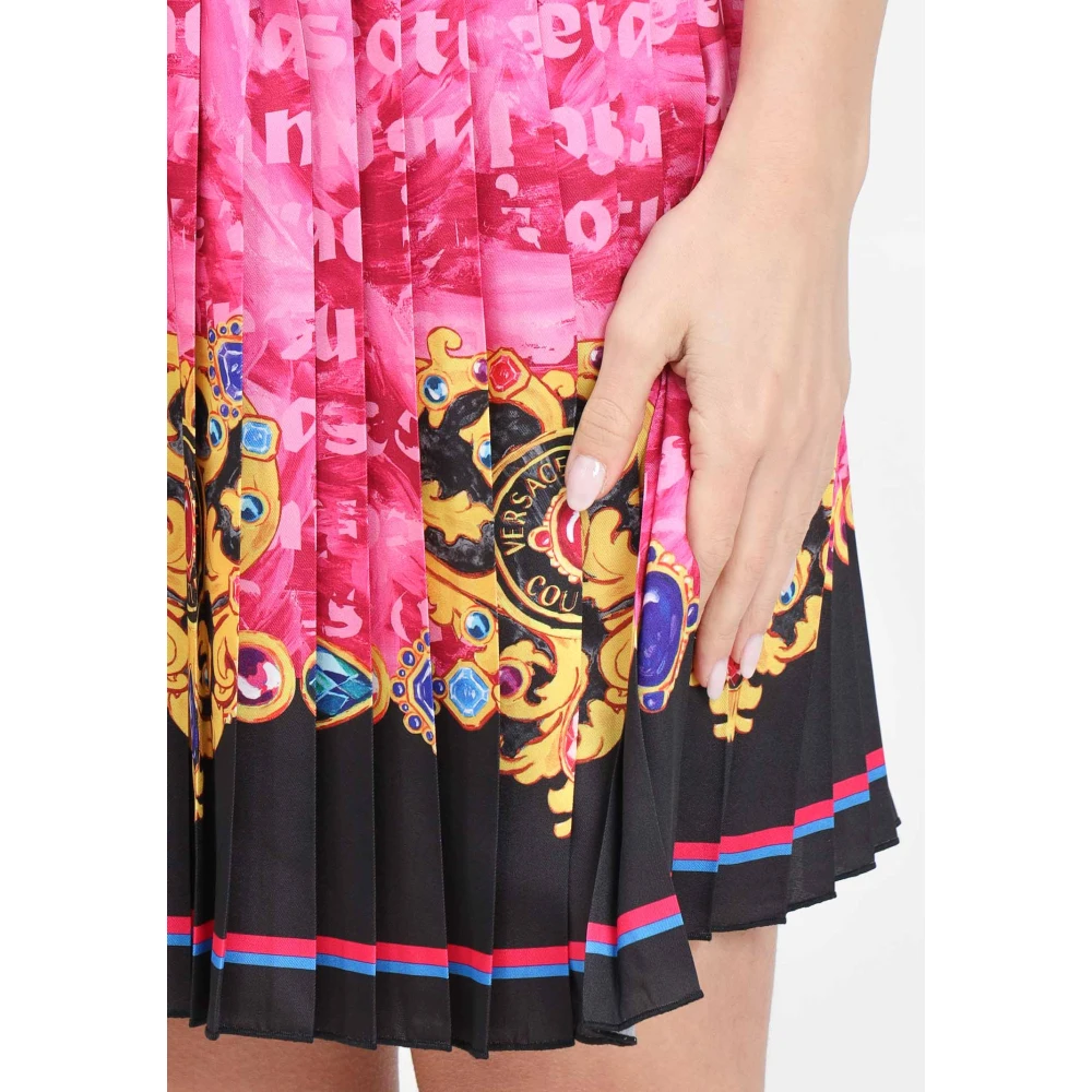 Versace Jeans Couture Heart Couture Geplooide Rok Multicolor Dames